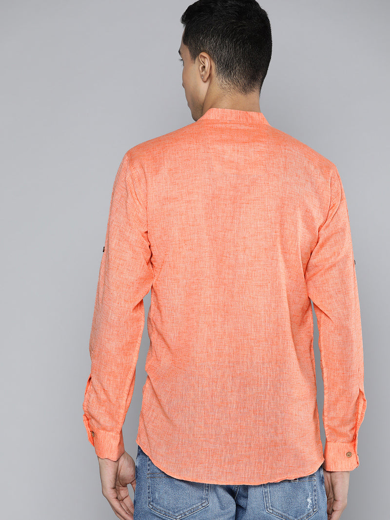 Melange Effect Short Kurta