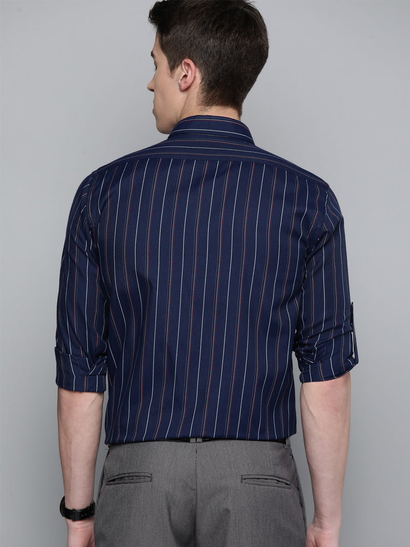 Smart Slim Fit Striped Formal Shirt