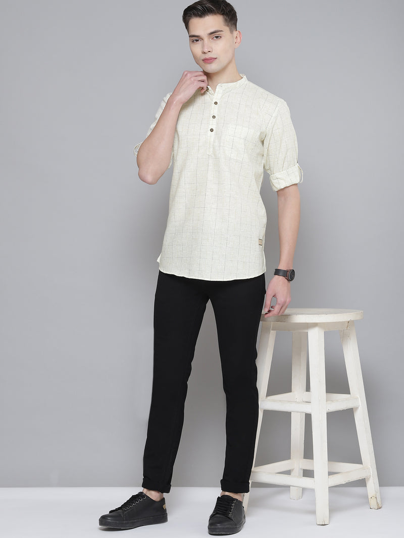 Striped Short Kurta