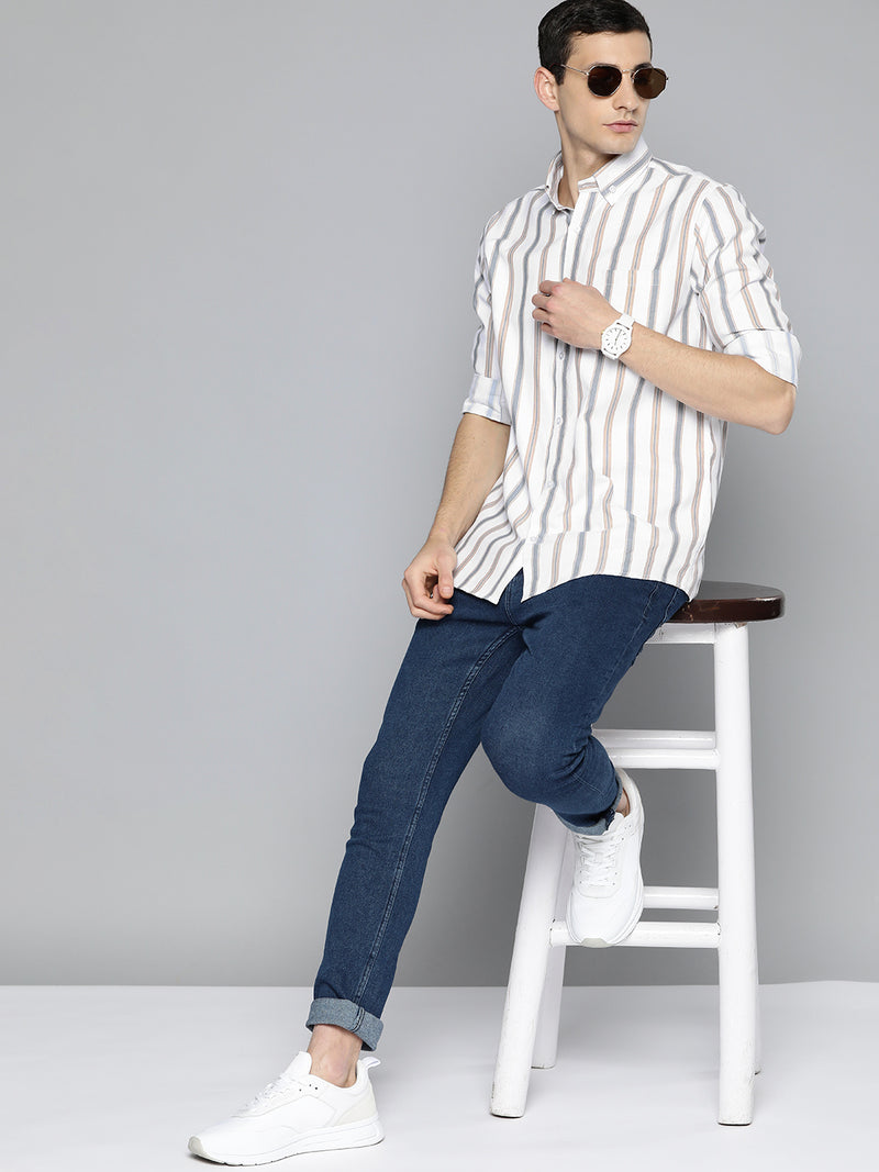 Smart Striped Regular Fit Casual Shirt