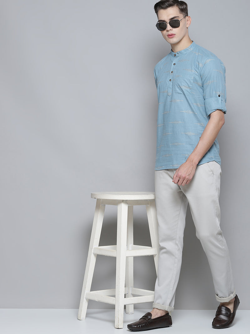 Geometric Patterned Kurta