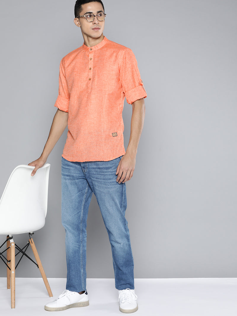 Melange Effect Short Kurta