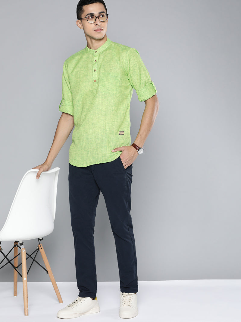Melange Effect Short Kurta