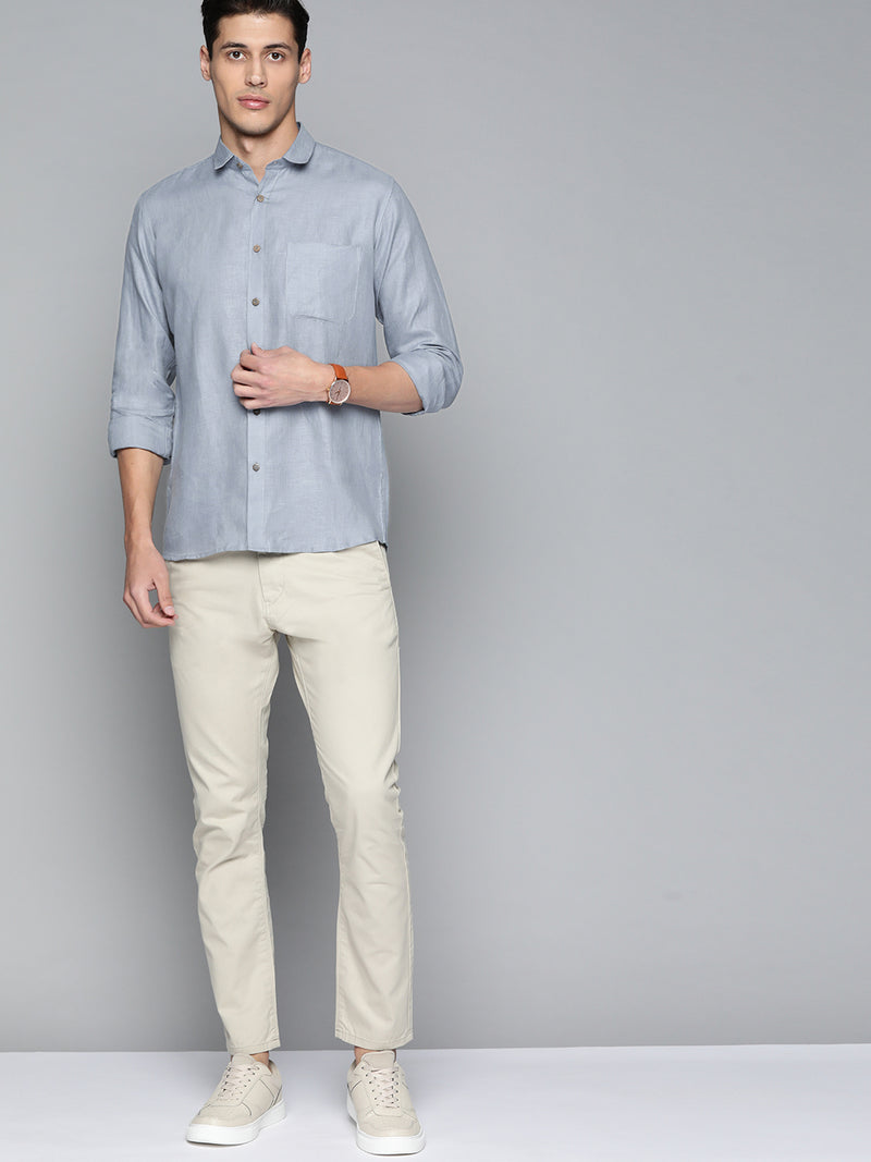 Sky Blue Hemp Shirt