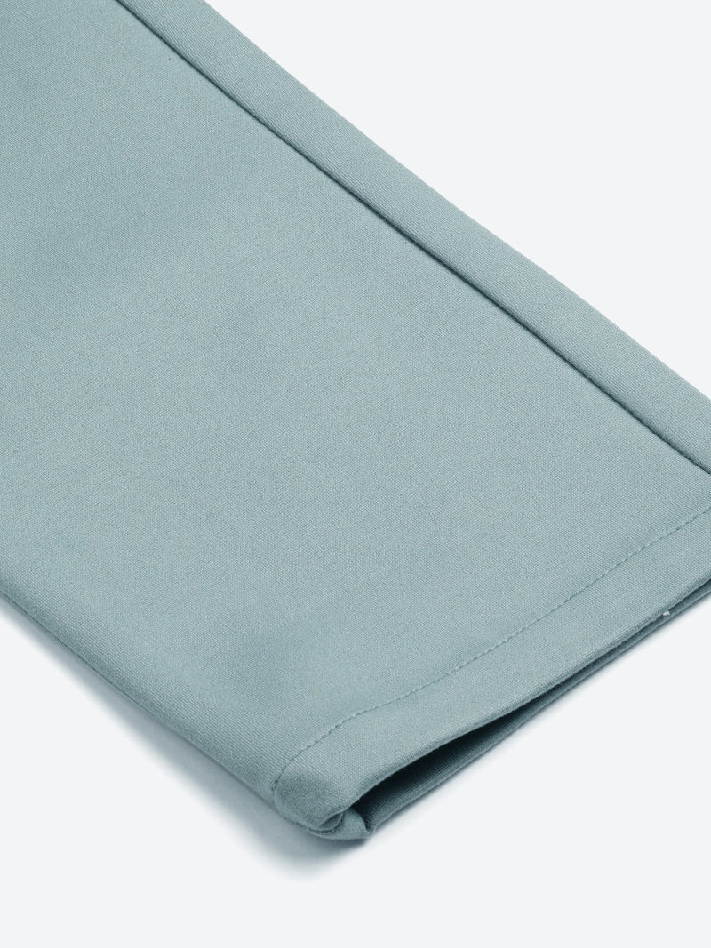 Green: Wrinkle Free Stretchable Knitted Chinos