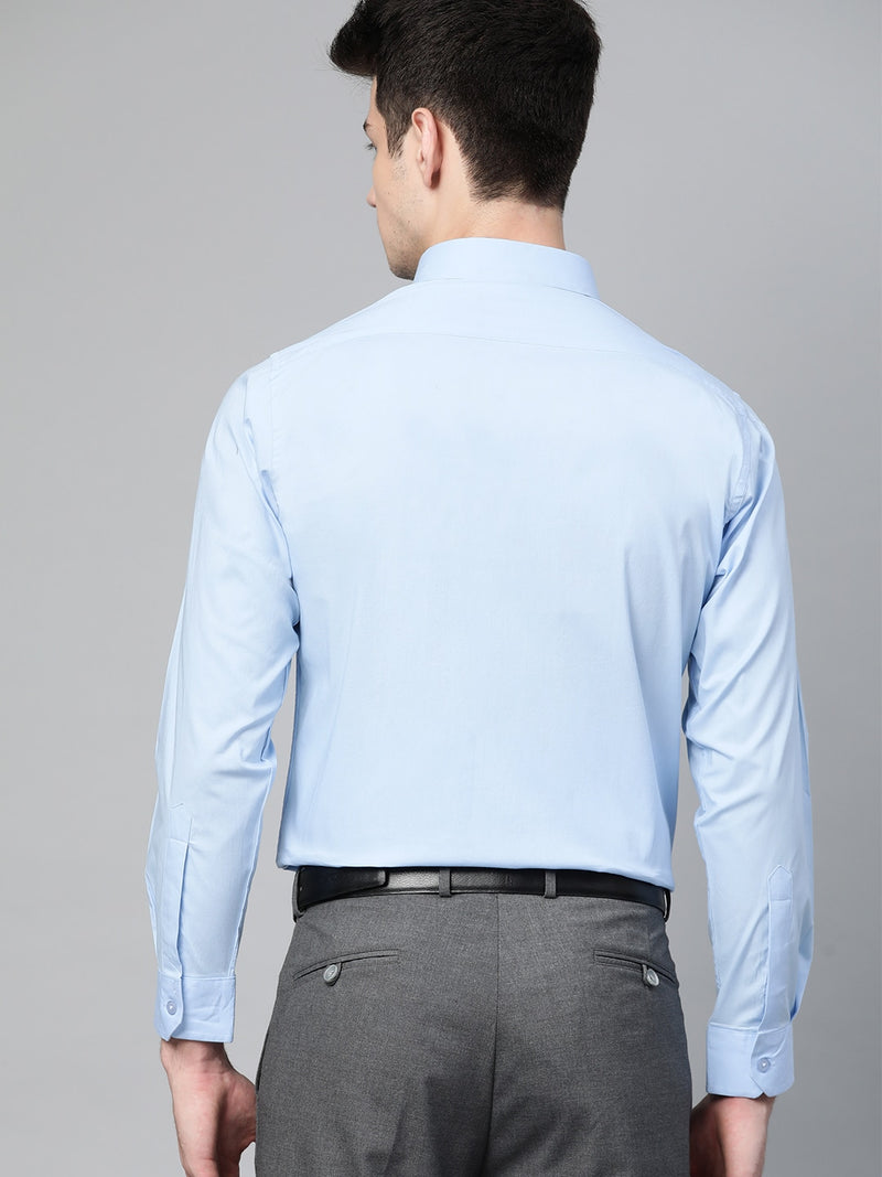 Blue: Water Stain Repellent Twill Formal Shirt