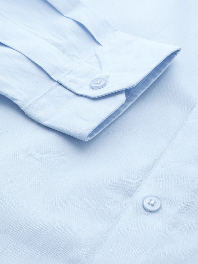 Blue: Water Stain Repellent Twill Formal Shirt