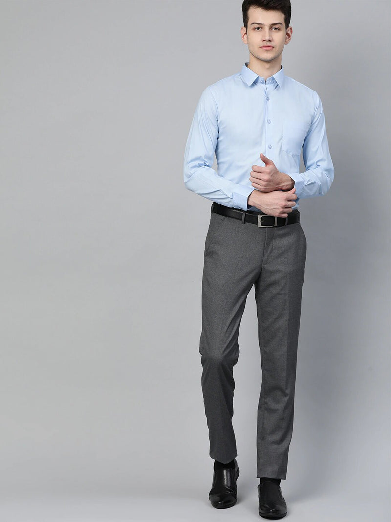 Blue: Water Stain Repellent Twill Formal Shirt