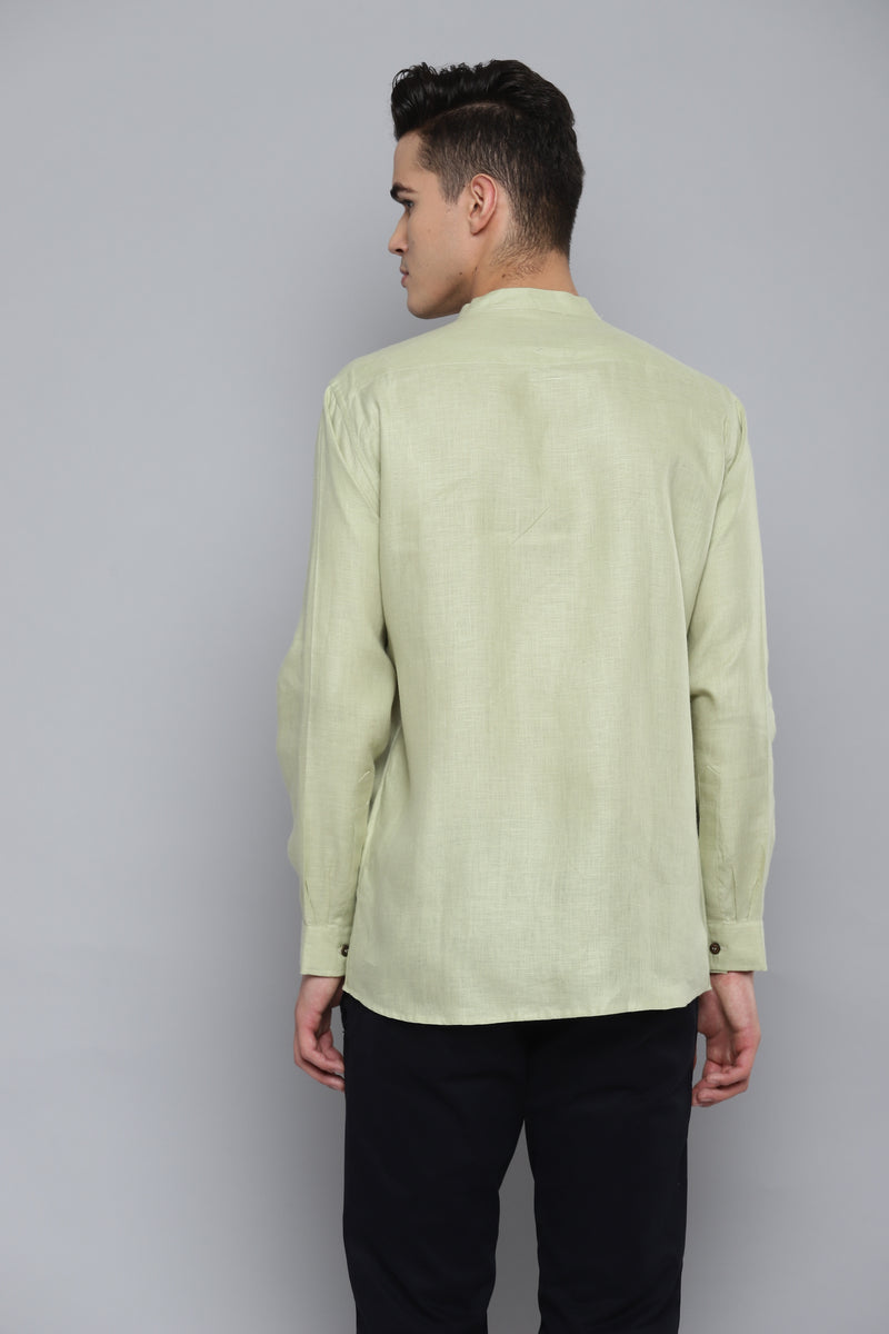 Green Hemp Shirt