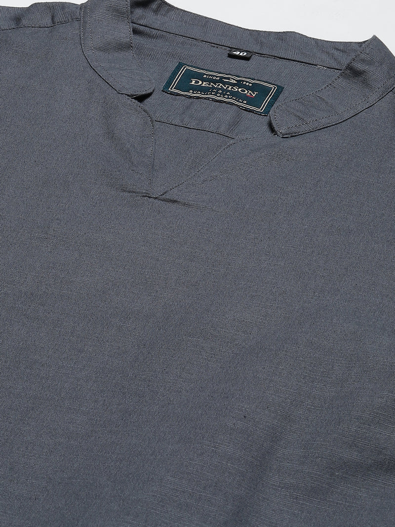 Grey Short Kurta