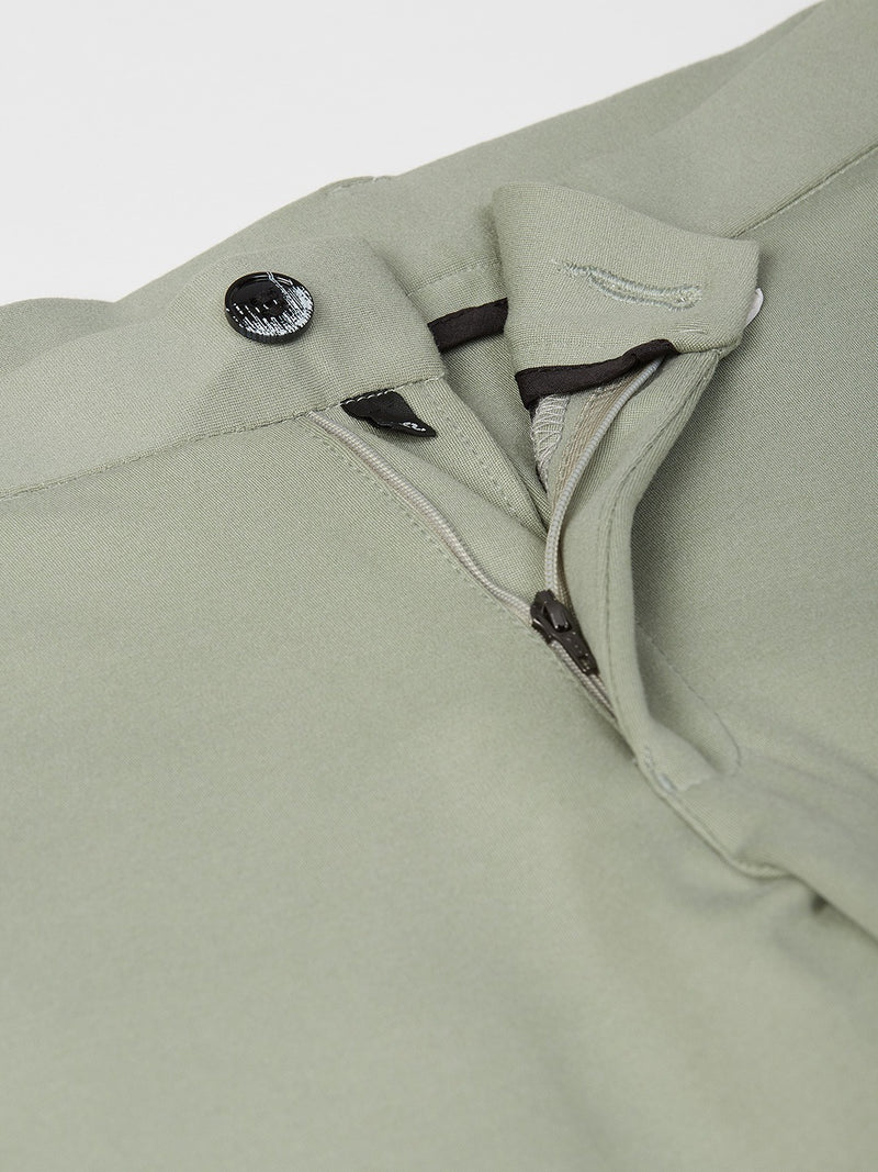 Green: Smart Skinny Fit Solid Chinos