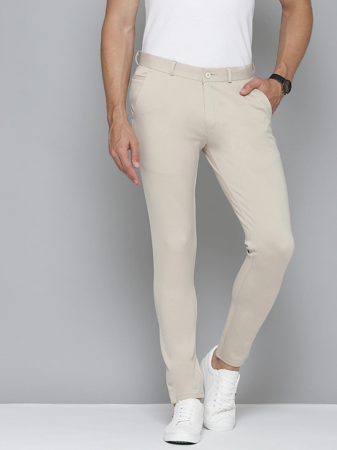 Noak Skinny Fit Wedding Suit Pants In Cream - ShopStyle