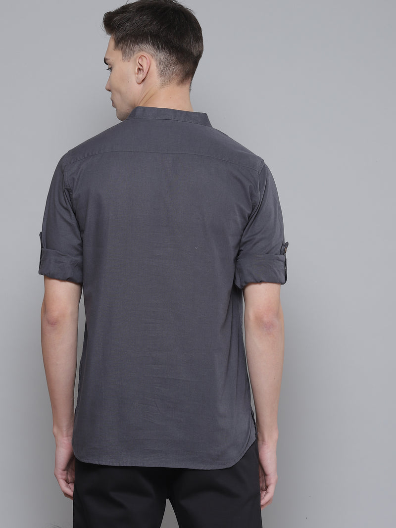 Grey Short Kurta
